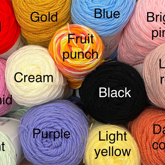 Hand made knitted custom name signs - Picture 6 of 7